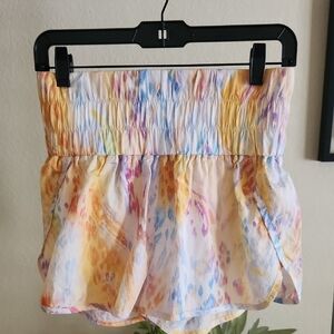 Free People Multicolor Smocked Skirt